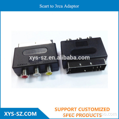 Scart to 3rca Adaptor